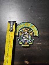 Vintage Lambda Chi Alpha ΛΧΑ Fraternity Crest Patch Embroidered Sew On picture