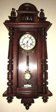 Antique German Mauthe Vienna Regulator Wall Clock 8-Day, Time/Strike picture