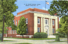 Aiken,SC U. S. Court House South Carolina Kinsella News Co. Linen Postcard picture