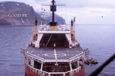 #SM20- Vintage 35mm Slide Photo- Ship- Helicopter Landing Pad- 1977 picture
