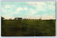 1916 Country Club Grounds House Trees Green Fields View Akron Ohio OH Postcard picture