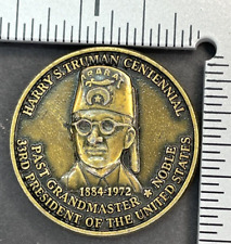1984 Harry S Truman Centennial Past GrandMaster Noble 33rd President Masonic picture
