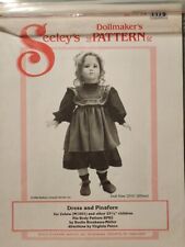  Doll Pattern  Doll Clothing Seeleys Dress And Pinafore 25.5 Inch Child Doll picture
