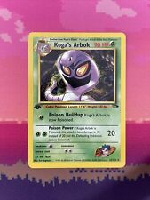 Pokemon Card Koga's Arbok Gym Challenge 1st Edition Rare 25/132 Near Mint picture