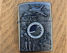 ZIPPO DEFENDERS OF FREEDOM LIGHTER USED DRT2 picture