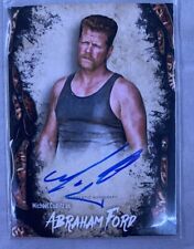 TOPPS 2016 THE WALKING DEAD SURVIVAL ABRAHAM FORD AUTOGRAPHED MAGGOTS CARD 07/10 picture