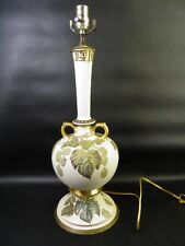 Antique Royal Worcester Hand Painted Porcelain Lamp Vase picture