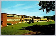 Postcard Inter-Lakes High School Campus Meredith New Hampshire Fall Autumn VNG picture