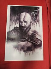 Christopher Judge Signed Poster God of War Kratos Autographed 
