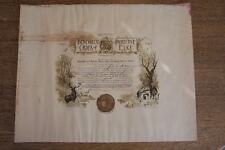 Ironwood Michigan Elks Lodge Number 1278 Incorporation Certificate Poster 1912 picture