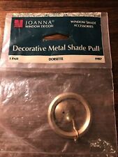 Vintage Decorator Window Shade Pull Gold Ring NOS Joanna Dorsette picture
