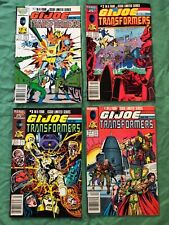 GI Joe and the Transformers #1 2 3 4 (1987) All NEWSSTAND Complete Set (8.5-9.0) picture