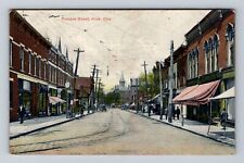 Niles OH-Ohio, Furnace Street, Main Business District, Vintage Postcard picture