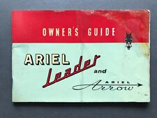 Vintage 1962 Ariel Leader and Ariel Arrow Motorcycles Owner's Guide Manual picture