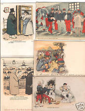 GUILLAUME Artist Signed Military 175 Vintage Postcards (L4240) picture