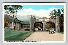 Montreat NC-North Carolina, Mountain Retreat Association Gate Vintage Postcard picture