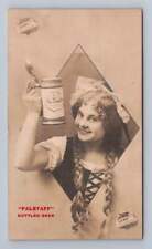 Rare Antique Falstaff Beer Advertising RPPC Lemp Brewery Photo St Louis RPO 1911 picture