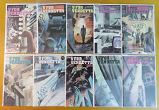V for Vendetta Alan Moore comic lot set - 1 thru 10 VF/NM to NM+ very high grade picture