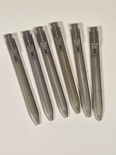 Six (6) United Airlines Ballpoint Pens • Flat Style • Advertising Click picture