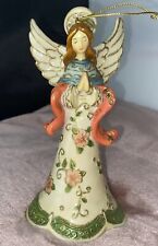 Vintage praying Angel Bell Figurine Ornament picture