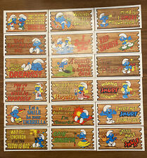 1982 Topps Smurfs Supercards NEAR COMPLETE SET 45 Plaks Cards picture