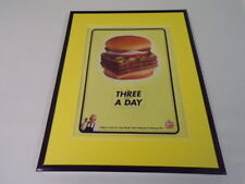 2000 Wendy's Hamburgers Framed 11x14 ORIGINAL Vintage Advertisement picture