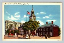 Philadelphia PA-Pennsylvania Independence Hall Vintage Postcard picture