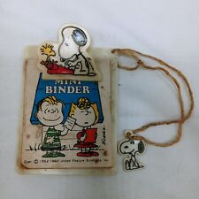 Vintage Snoopy Woodstock Mini Plastic Clipboard w/Writing Pad - 1950s/60s picture
