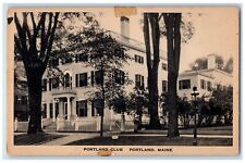 c1930's Portland Club Scene Street Portland Maine ME Unposted Vintage Postcard picture