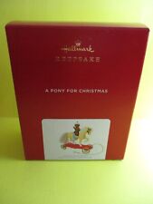 2021 Hallmark 24th A Pony for Christmas New but SDB w/ Price Tab picture