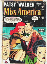 Patsy Walker Miss America # 51  1953  Decent Rough Condition Reading copy picture