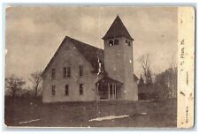 1909 Church Exterior Roadside Scene St. Albans Maine ME Posted Vintage Postcard picture