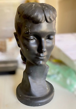 Katherine's Collection Vintage 1940s Style  Mannequin Head / Hat Display / Black picture
