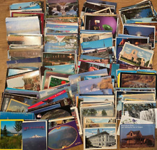 Estate lot of 632 different unused Postcards- mostly US, great variety of topics picture