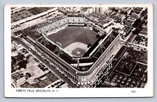 J92/ Baseball Sports Postcard c50s Ebbets Field Stadium Brooklyn Dodgers 121 picture