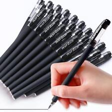 NEW Black Gel Pen Full Matte Water 0.5 Pens Writing Stationery Supply Office picture