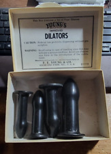 4pc. VINTAGE ANTIQUE YOUNG'S DILATORS Medical Aid Quackery Dilation Tools picture
