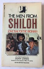 1971 tv show paperback ~ MEN FROM SHILOH #1 ~ Lone Trail For The Virginian picture