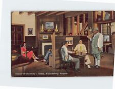 Postcard Interior of Chowning's Tavern Williamsburg Virginia USA North America picture