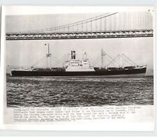 FREIGHTER 'California Bear' Golden Gate SAN FRANCISCO SHIPS 1950 Press Photo picture
