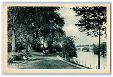 c1930's Road Scene on Driveway Ottawa Ontario Canada Vintage Postcard picture
