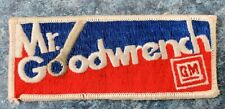 MR. GOODWRENCH Fully Embroidered Iron-On PATCH GM General Motors Service VG Cond picture