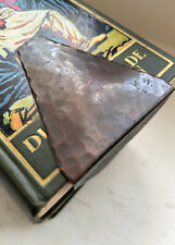 Craftsman Rare Roycroft Hammered Copper Book Ends -Antique Arts & Crafts Era picture