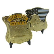 KK-006 Gold Boston Police Bruins Tuukka Rask Challenge Coin thin blue line NHL i picture