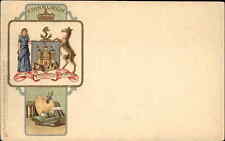 Tuck Heraldic Edinburgh Scotland Castle Coat of Arms Shield No.1862  c1910 PC picture