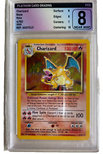 1999 Base Set Unlimited Charizard Holo 4/102 PGS 8 NM/MINT Pokemon TCG WOTC picture