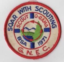 1971 BSA GNFC Soar with Scouting Scout O Rama RED Bdr. (STAINED) [YA1474] picture