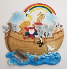 Noah's Ark Promise Ceramic Wall Plaque Decorative Biblical Decor Wall Hanging picture