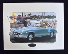 1955-1963 Mercedes-Benz 190SL Roadster Ken Dallison Art Print picture