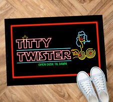 The Titty Twister horror inspired Door mat 60 x 40 cm man cave room mat picture